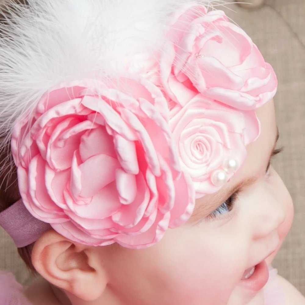 NEW ~ Think Pink Bows Couture Alexa Headband Pink 4+ yrs